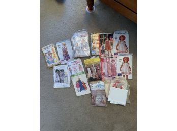 Vintage Sewing Patterns Incl McCalls, Simplicity, Some Costumes