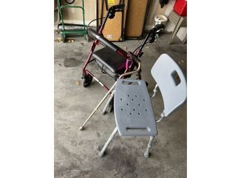 Nova Rollator Walker And Shower Chair