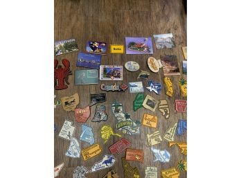 Huge Lot Of Travel Magnets. Incl Lots Of Vintage Rubber State Fridge Magnet By Cape Girardeau