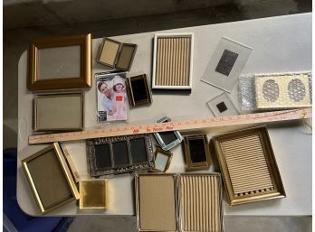 Lot Of 15 Smaller Frames Mostly Metal, Some Unused