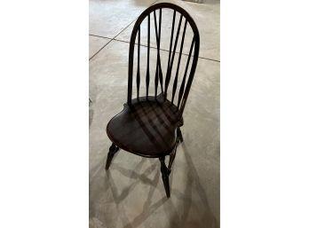 Dark Wood Spindle Back Dining  Chair
