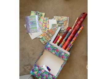 Lots Of Gift Wrap And Gift Wrap Organizer