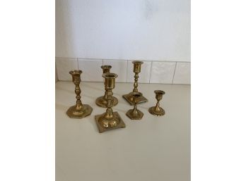 Brass Candle Sticks Asst Sizes