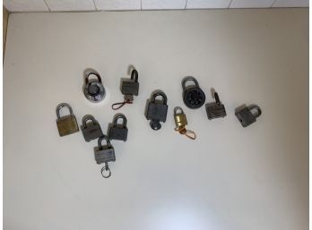 Vintage Locks, Some With Keys