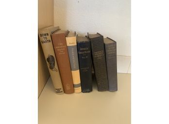 Vintage Hard Cover Books, Lot Of 6