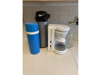 Small Coffee Pot, Air Pump Pot, Thermos And Juice Carafe