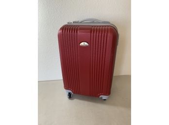 Calpack Red Travel Carry On Suitcase With Wheels