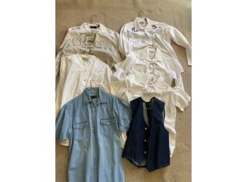 Lot Of Men's Western Style  Shirts