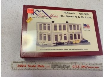 Korber Models #808 - HO Scale - H.L. Brown 5 & 10 Store Kit