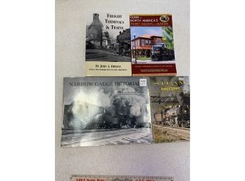 3 Train Books And One Railroad Booklet
