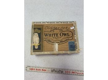 White Owl Cigar Box With Copper Ore For Model Railroads