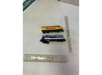 2 Unboxed Locomotives Incl  Wabash 452 And  B&O Chessie 4472