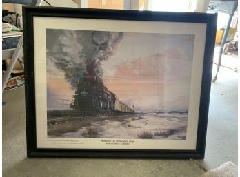 Large Train Art Print Waltzing Up The Tennessee Pass West Of Malta Colorado