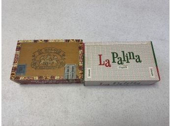 2 Vintage Cigar Boxes, Roi-tan & La Palina