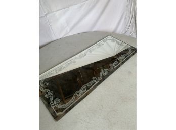 Etched Glass Mirror Approx 30'