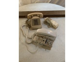 Lot Of Vintage Push Button  Phones