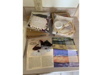 3 Craft Kits Inc Silk Scarf Kits, Victorian Sachet Making Kit & Potpourri Making