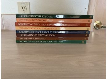 Set Of 8 Home Decorating & Craft Books By Home Decorating Institute