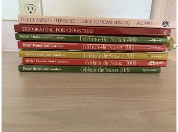 7 Crafting Hard Cover Books Mostly Christmas Themed