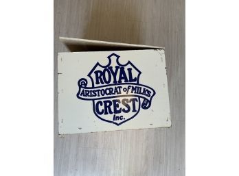 Wood Royal Crest Dairy Milk Box, The Aristocrat Of Milks