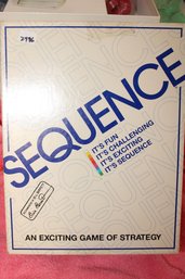 Vintage  Sequence Game - Exciting Game Of Strategy - Recommended By BIll Barrett Even Numbers Of Players Only