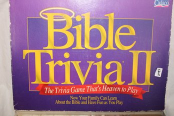 Vintage Bible Trivia  ' Heaven To Play' By Cadaco,  Biblical Teaching As Well As Team Play 2-4 Teams /players