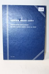 Coins -Circulated Incomplete Book Of 4 Indian Head Pennies,Great Starter Book,See Pics For Years And Condition
