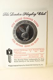 Coins - Un-Circulated 1966 First Issue Playboy Club Token From London