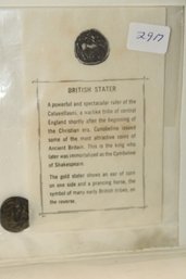 Coins -REPRODUCTION -British Stater With Written History