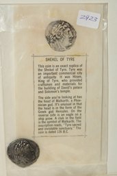 Coins -REPRODUCTION - Shekel Of Tyre  With Written History