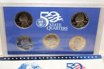 Coins - Un-Circulated -2005 United States Mint 'state Quarter ' Proof Set Of 5 Coins With C.O.A. (1)