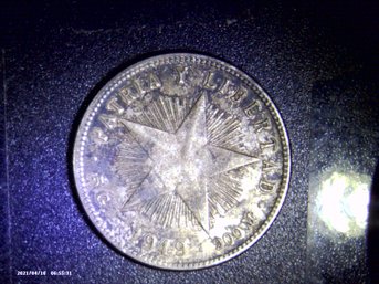 Coins - Circulated - Silver - 1949 - Rebublica De Cuban - Veinte Centavos -  See Pics