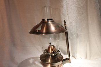 Decorative Metal Oil Lamp With Wall Hanger