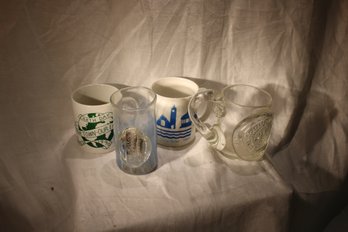 Local Vintage Cups And Hand Blown Glasses- Antrim NH And Peterborough NH