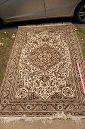 Brown And Beige  5x7 Rug