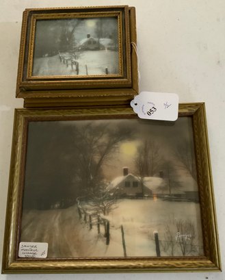 2  Framed Sawyer Prints