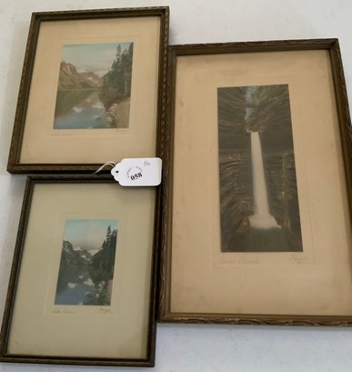 3  Framed Sawyer Prints