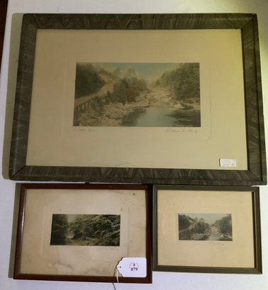 Lot Of 3 Framed Wallace Nutting Prints
