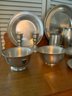 19  Pieces Of Modern Pewter, Plates, Teapots, Candle Holders, Etc.