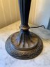 Brass Leaded Glass Table Lamp