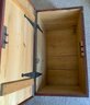 Red Grain Painted Dovetailed Lift Top Pine Box