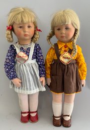 2  Modern Kathe Kruse Dolls