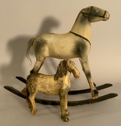 2  Antique Horse Toys