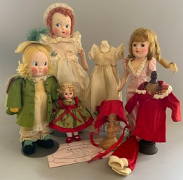 Lot Of 4 Madame Alexander Dolls
