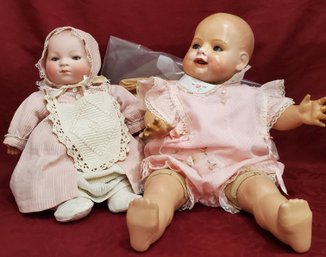 Lot Of 2 Bisque Dolls