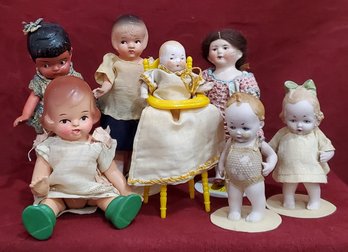 Lot Of 7 Misc. Small Dolls