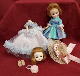 Lot Of 2 American Characte 'Betsy McCall' Dolls