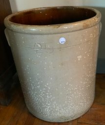 Large 25 Gallon Stoneware Crock, Pitting, As Is