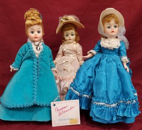 Lot Of 3 Madame Alexander 'Cissette' Dolls,