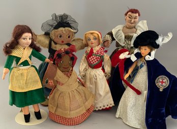 Lot Of 6 Misc. Small Dolls